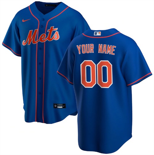 Men's New York Mets ACTIVE PLAYER Custom Stitched MLB Jersey